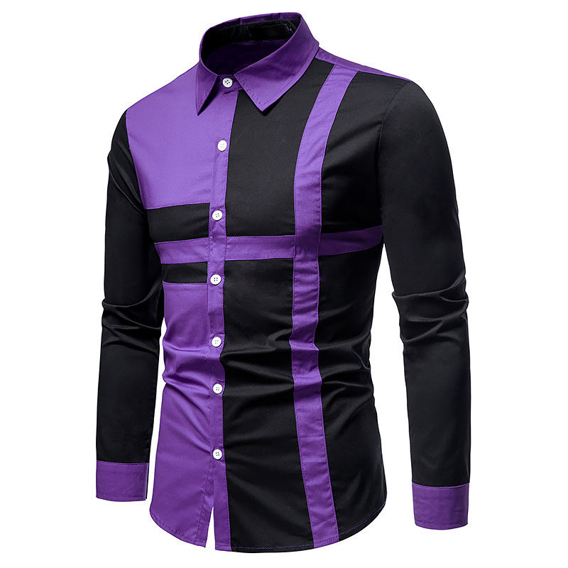 Men's European Style Long Sleeve Shirt