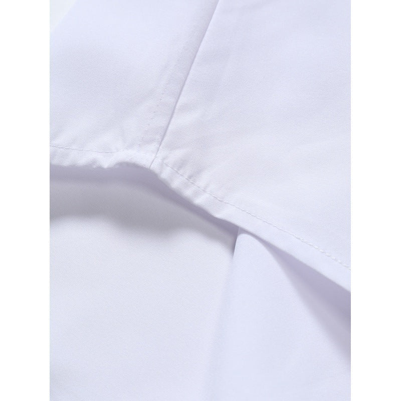 Men's Solid Color Long Sleeve Business Shirt