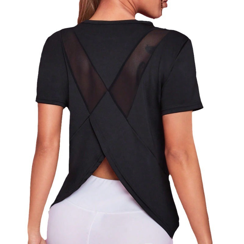 Loose Breathable Quick-drying Mesh Women's Short-sleeved T-shirt