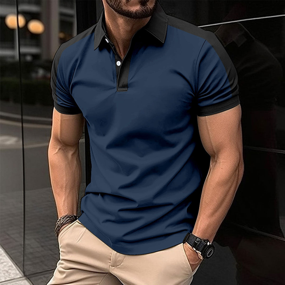 Men's Short Sleeve Business Shirt