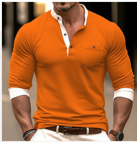 Men's Long Sleeve Round Neck Shirt
