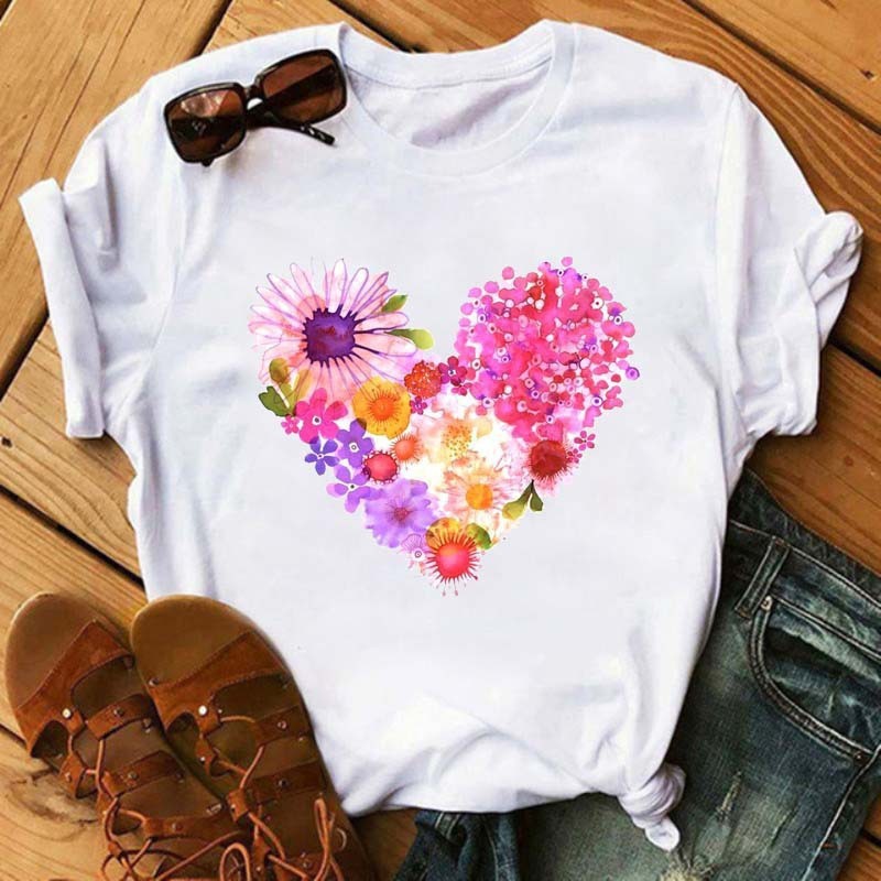 Ice Cream & Flower Designed Short Sleeve Shirts