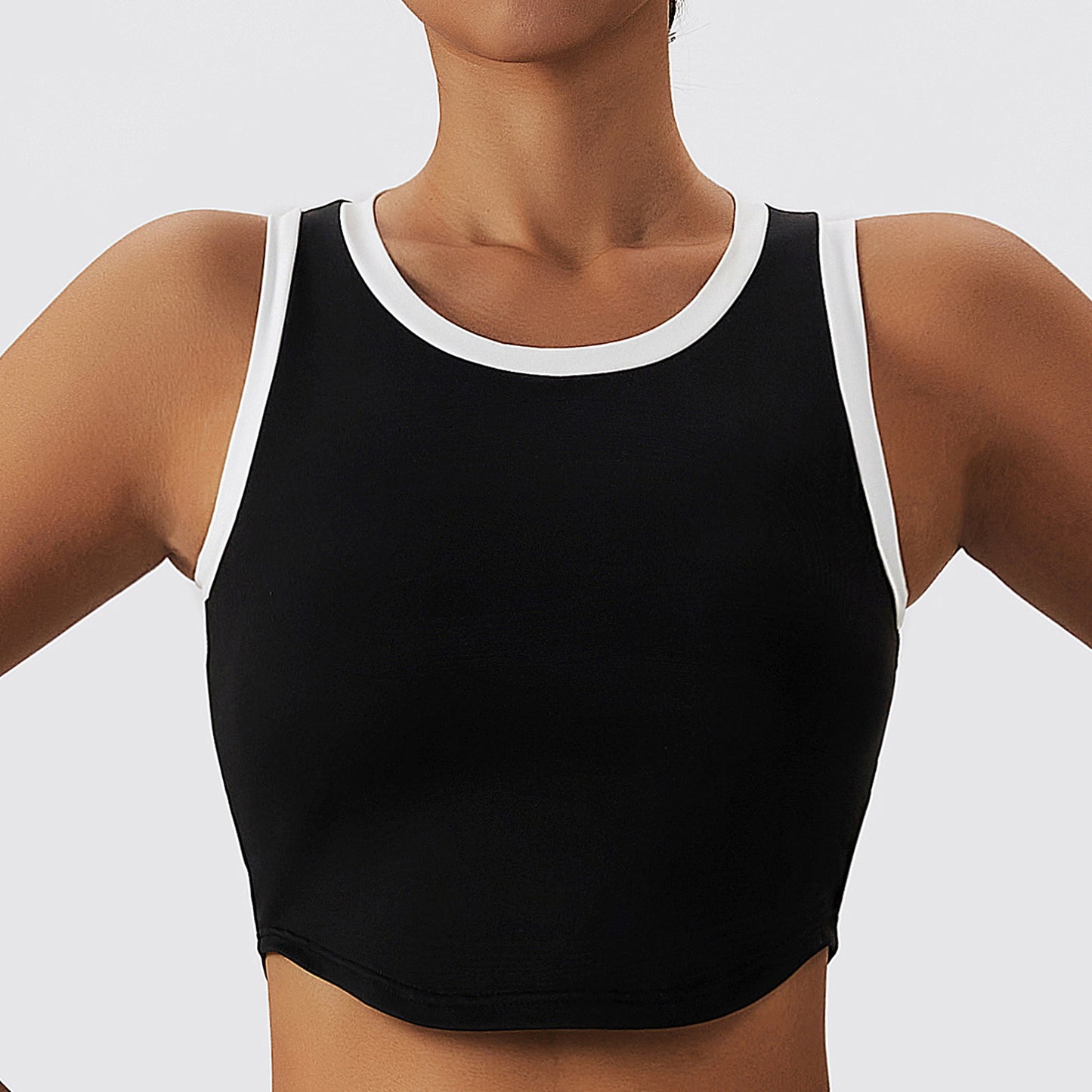 Contrast Quick-drying Fitness Top