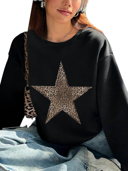 Leopard Star Women's Top