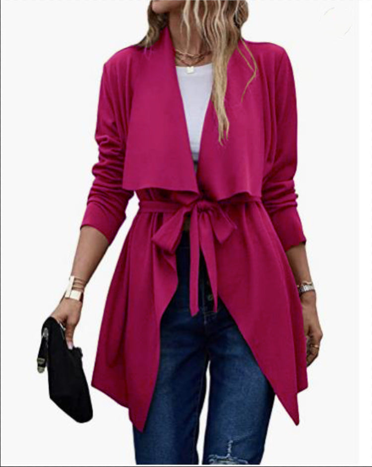 Waist Lace-up Windbreaker