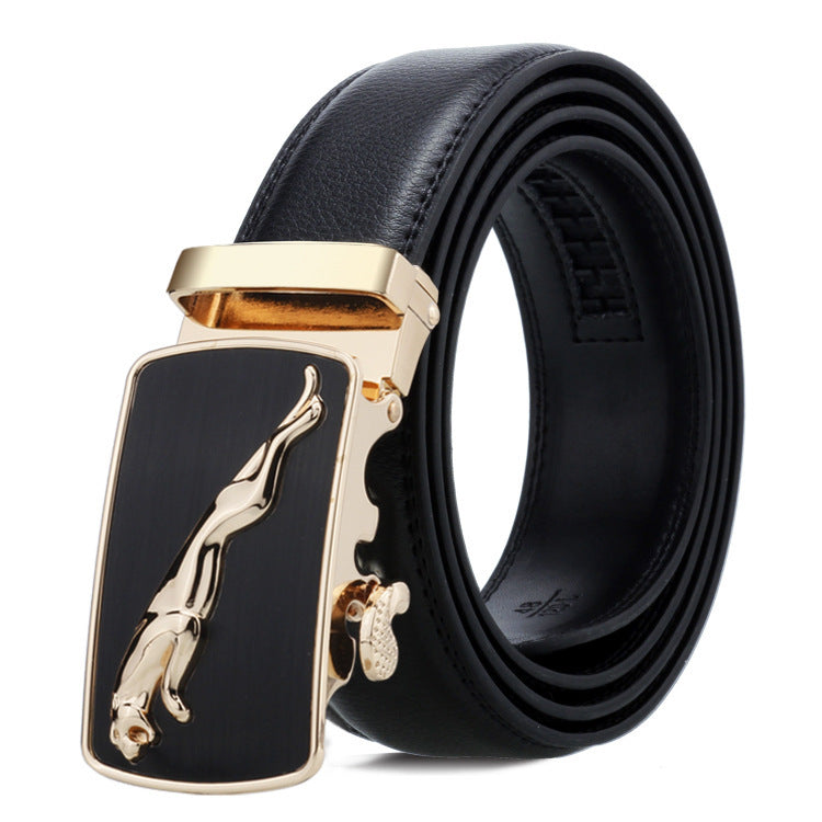 Men's Belt Multiple Style Options Automatic Buckle Business Trouser Belt
