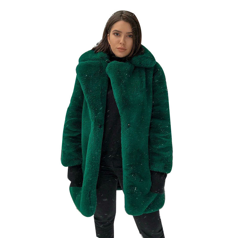 Retro Faux Fur Coat