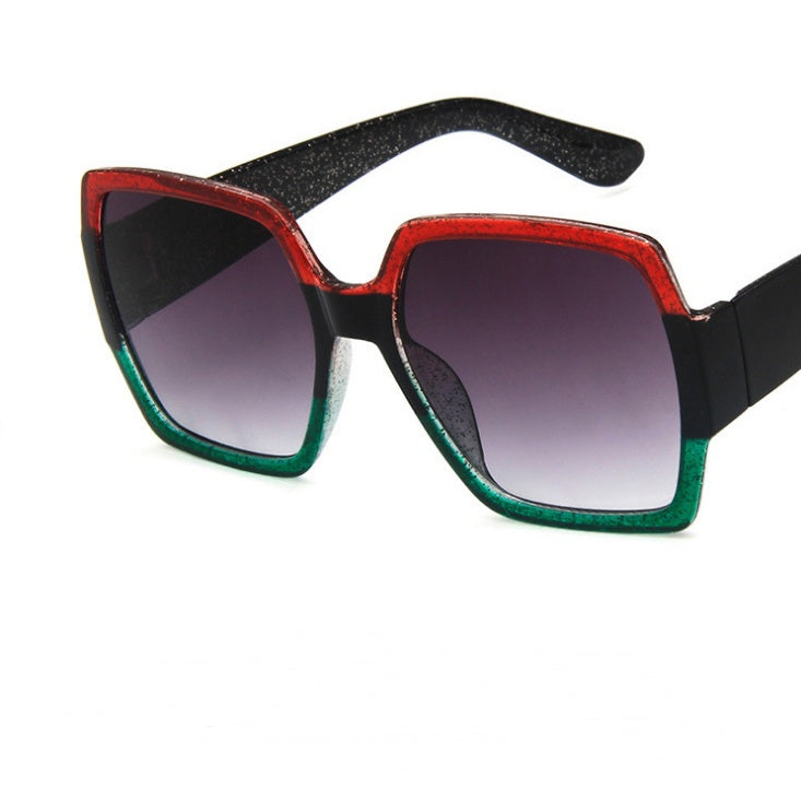 Colorful Glitter Sunglasses Retro Sunglasses
