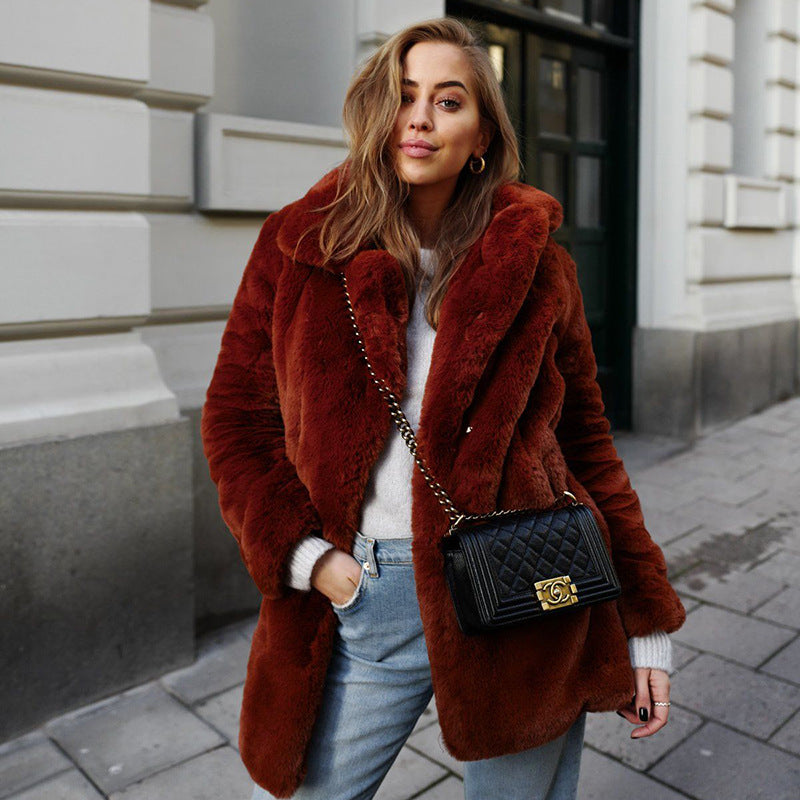 Retro Faux Fur Coat