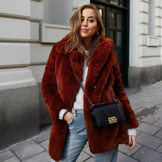 Retro Faux Fur Coat