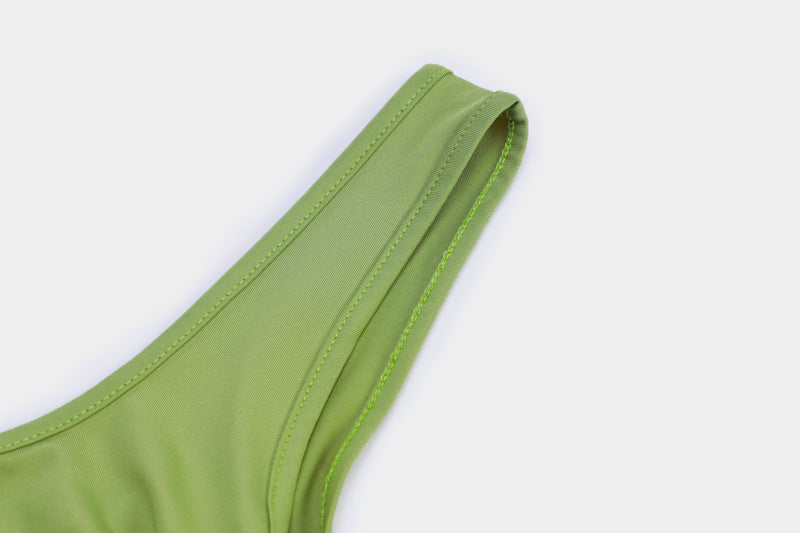 Pleated cleavage dress