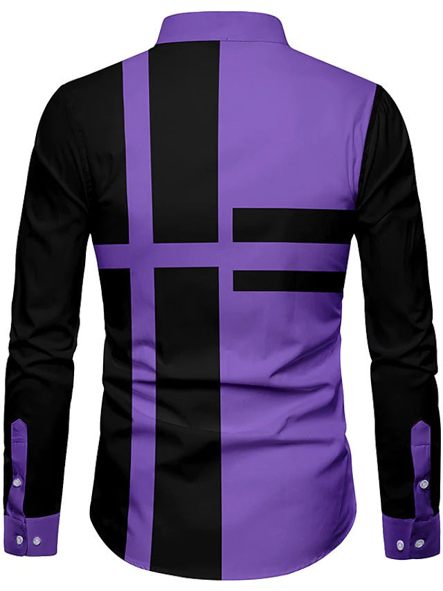 Men's European Style Long Sleeve Shirt