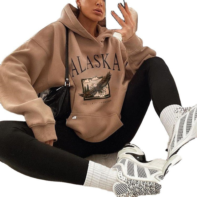 Alaska Eagle The Last Frontier Hoodie