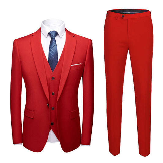 Men's 3-Piece Business Suit