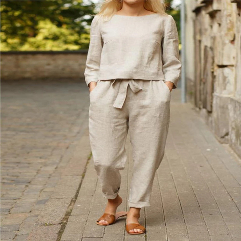 Casual Lace-up Women's Suit