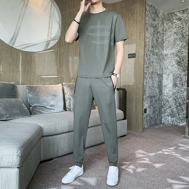 Short-sleeved t-shirt set