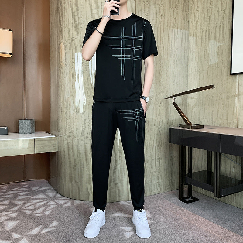 Short-sleeved t-shirt set