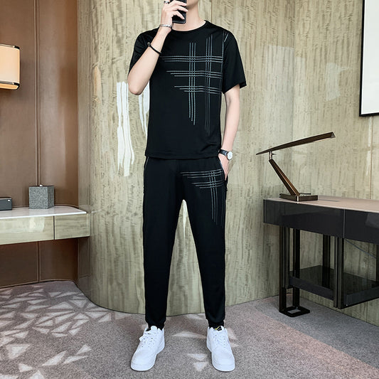 Short-sleeved t-shirt set