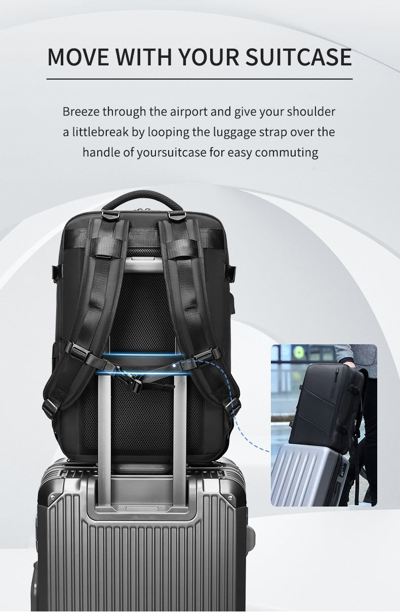 Nylon Travel Large Capacity Lightweight Computer Backpack