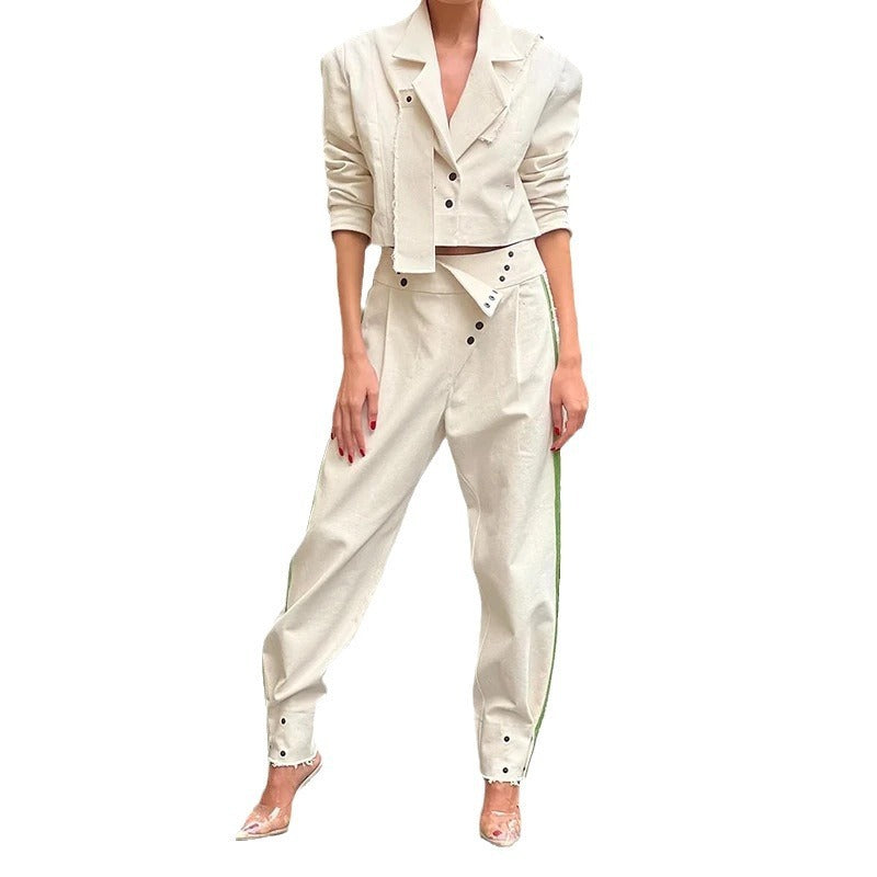 Women's Business Casual Retro Style Suit