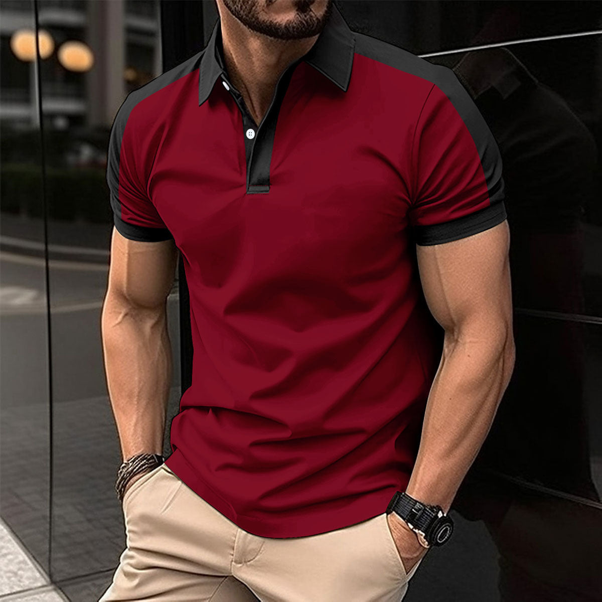 Men's Short Sleeve Business Shirt