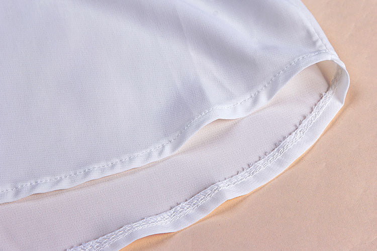 Business Casual Chiffon Style Long Sleeve Shirt