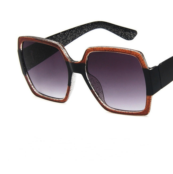 Colorful Glitter Sunglasses Retro Sunglasses