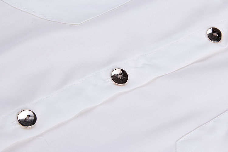 Business Casual Chiffon Style Long Sleeve Shirt