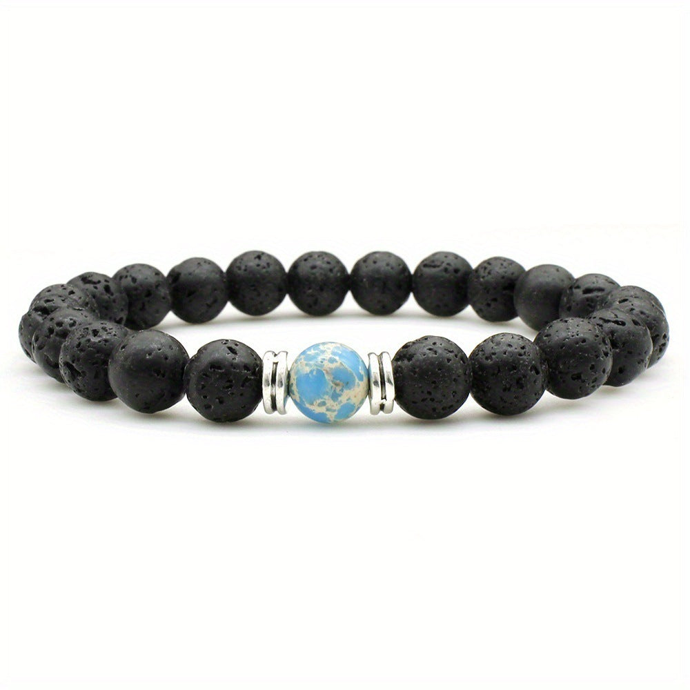 Volcanic Rock Bracelet For Men And Women