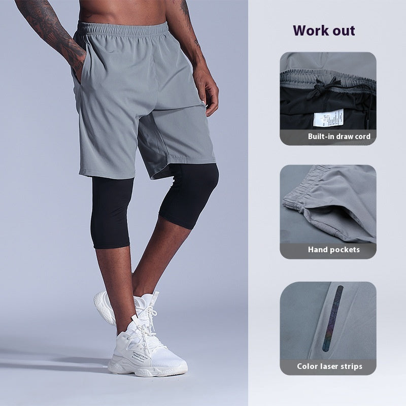 Sports Shorts Men's Quick-drying Running Fitness Shorts