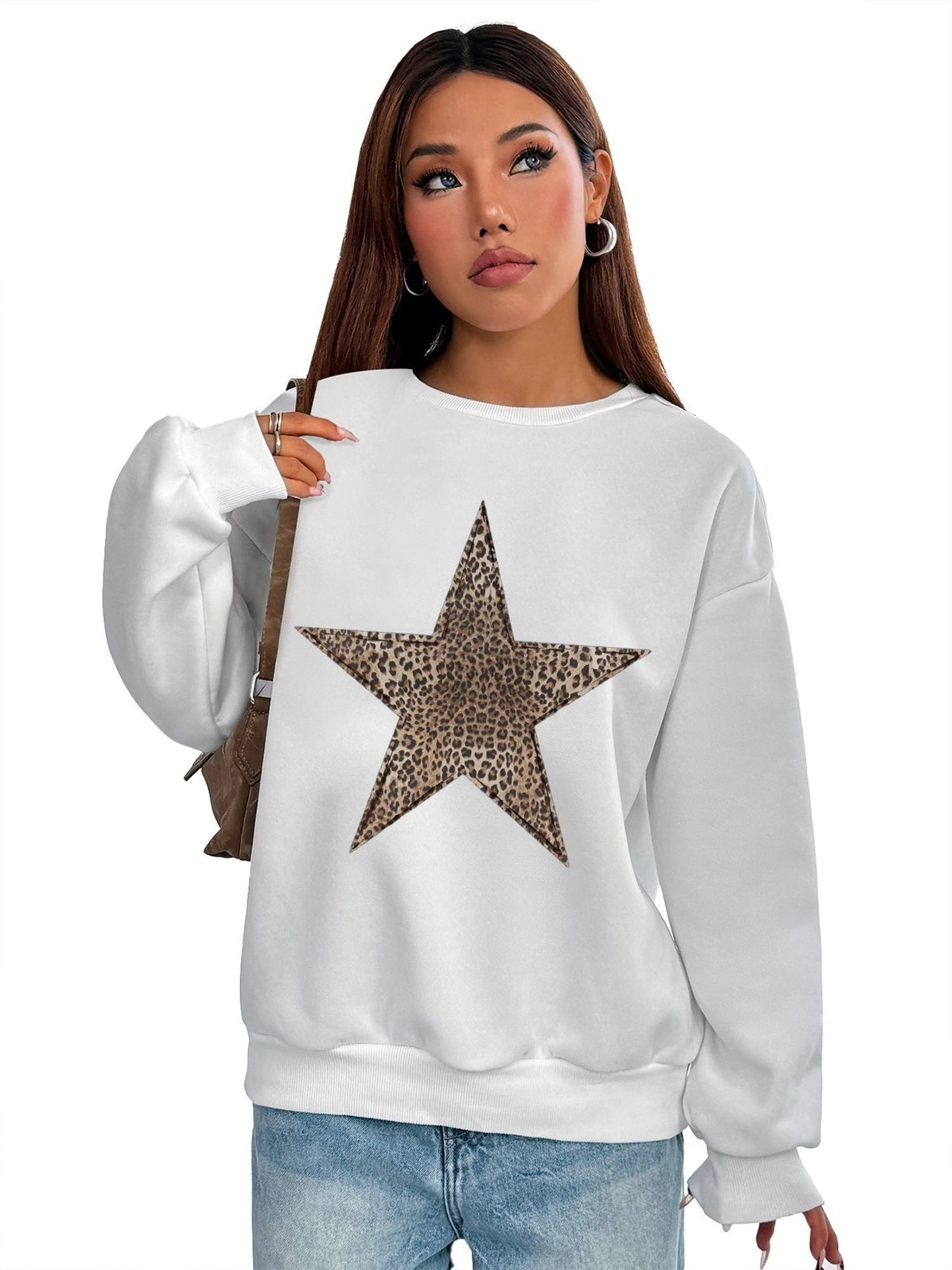 Leopard Star Women's Top