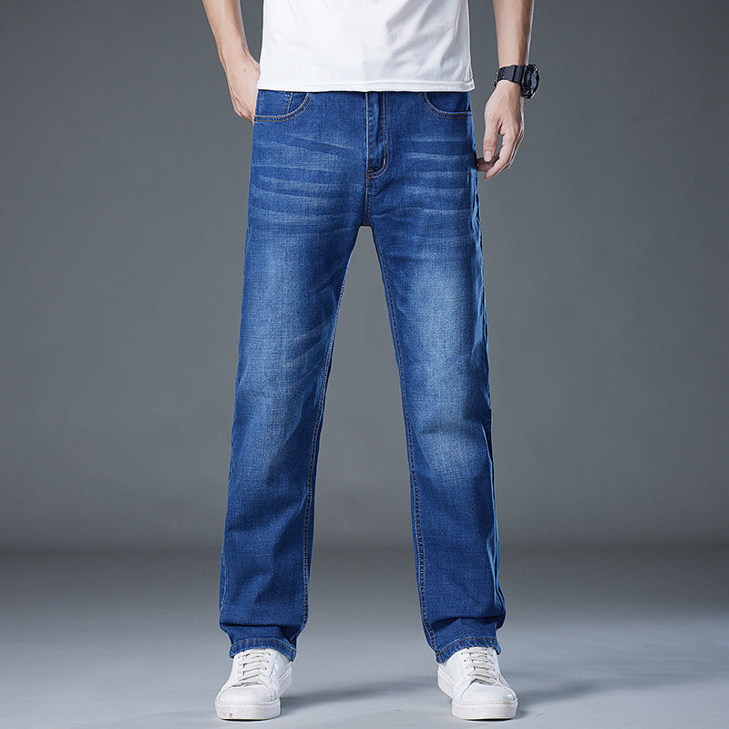 Men's Jeans Business Loose Straight
