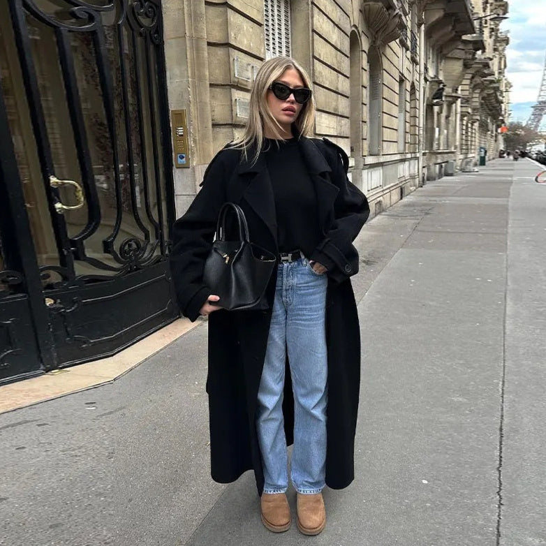 Women's Long Elegant Trench Coat