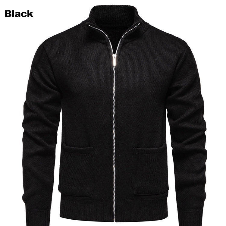 Men's Solid Color Loose Fitting Sweater