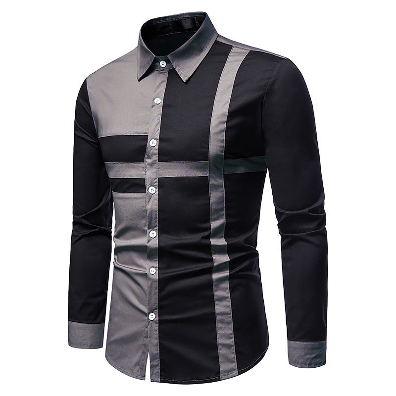Men's European Style Long Sleeve Shirt