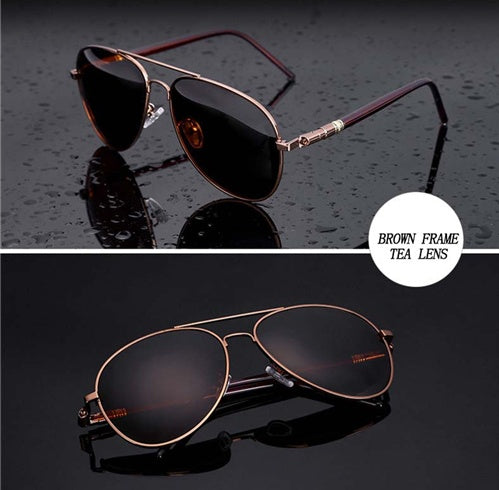 Polarized Aviator Style Sunglasses Mirror Driver Sunglasses
