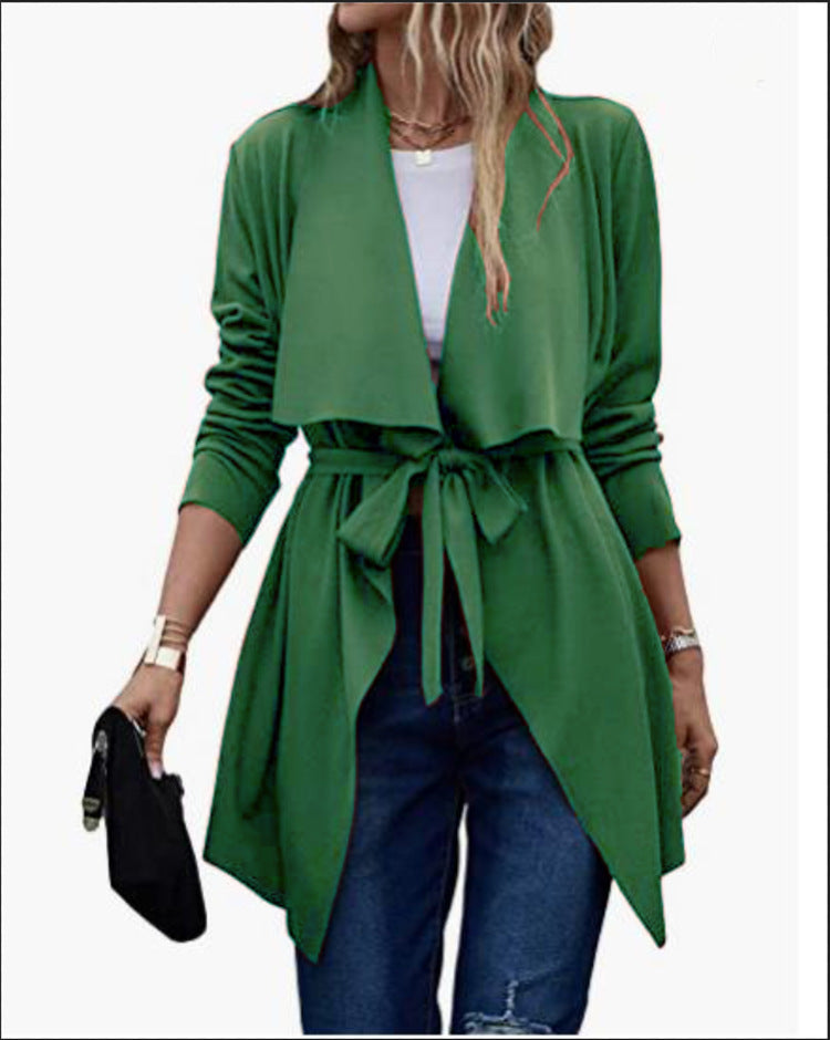 Waist Lace-up Windbreaker