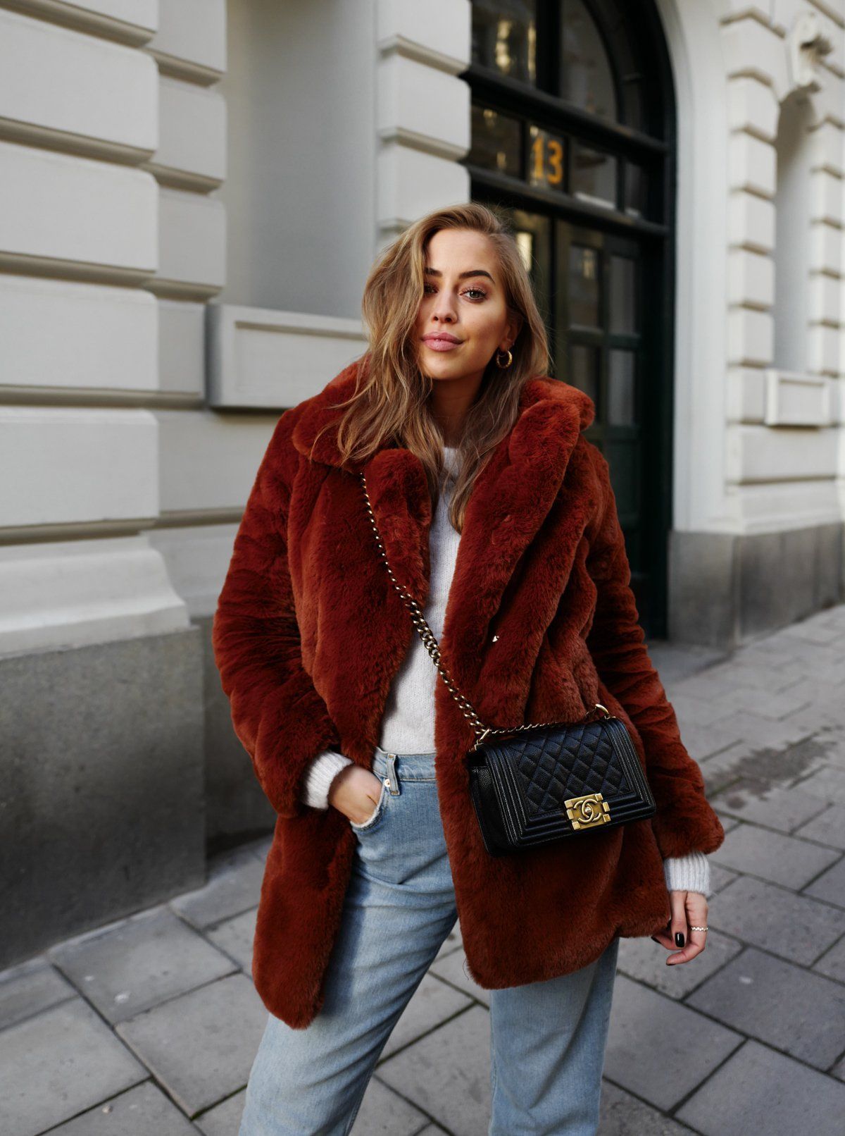 Retro Faux Fur Coat