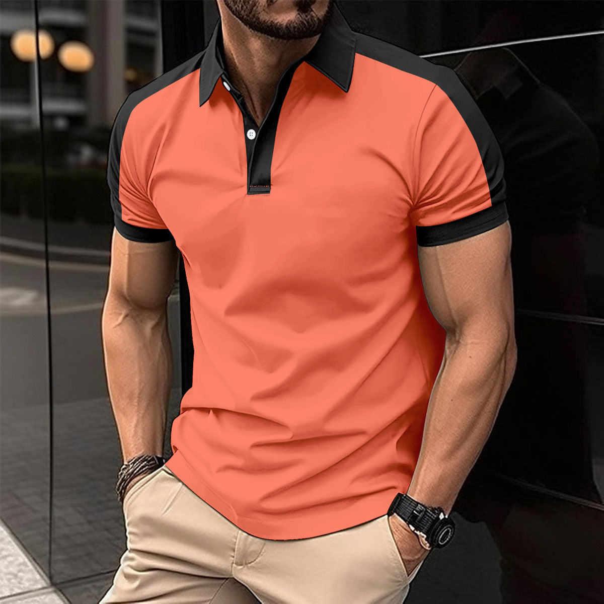 Men's Short Sleeve Business Shirt