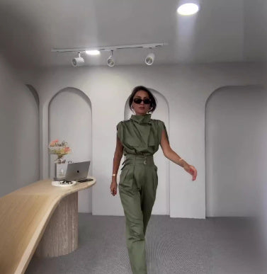 Business Casual Slimming Style Pants Suit