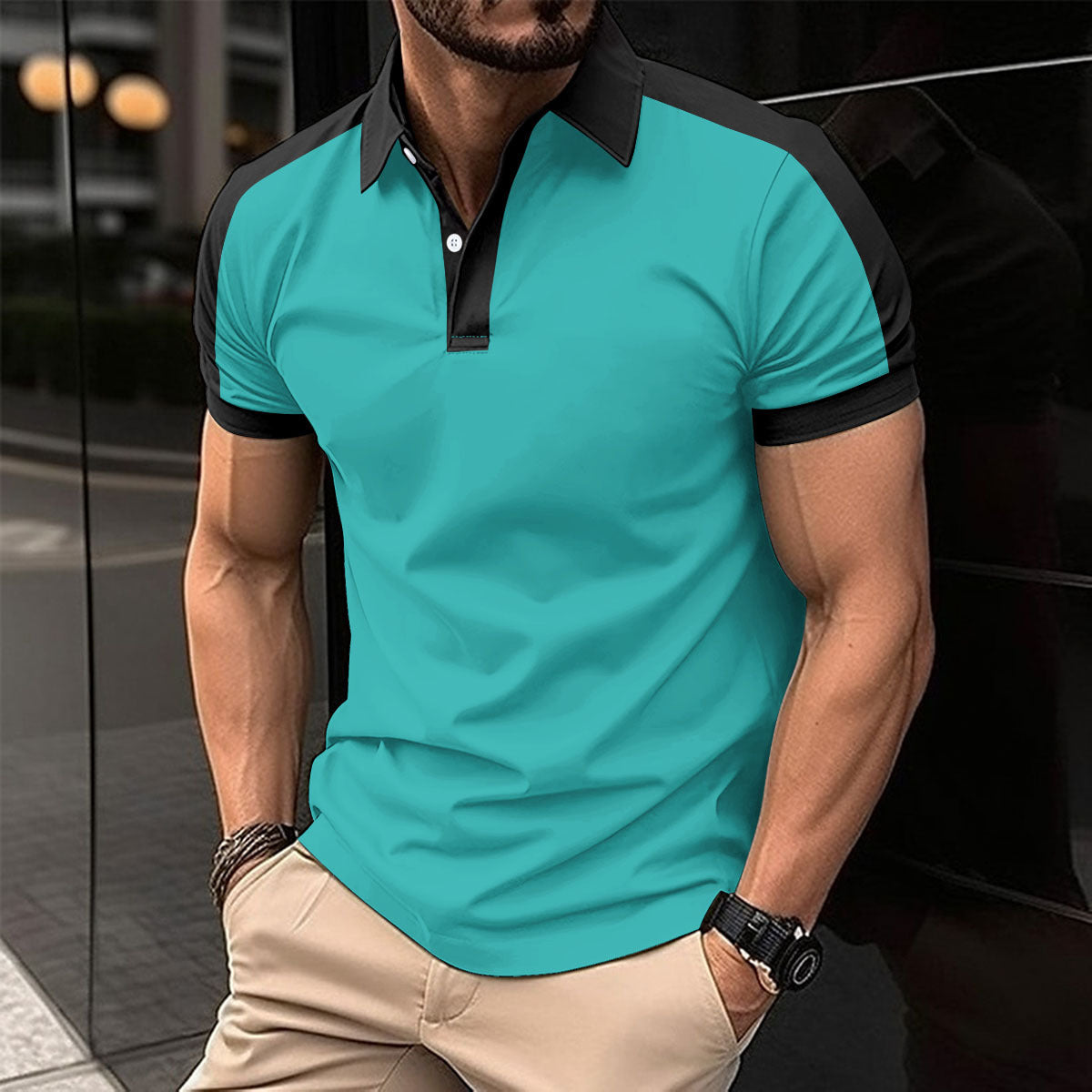 Men's Short Sleeve Business Shirt