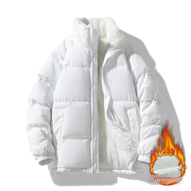 Windproof Fleece Thickened Cotton-padded Coat