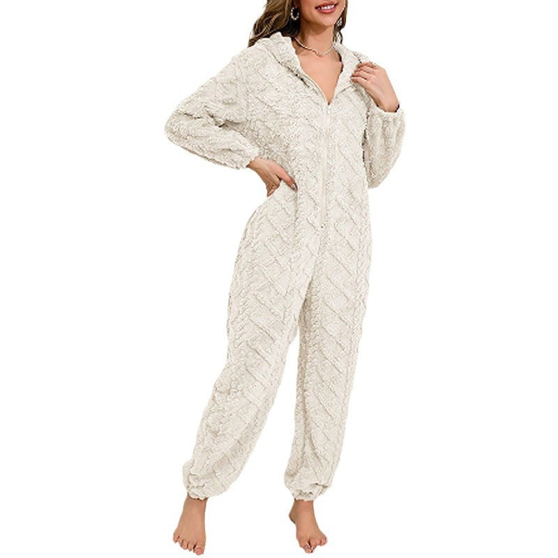 Coral Fleece One-piece Pajamas