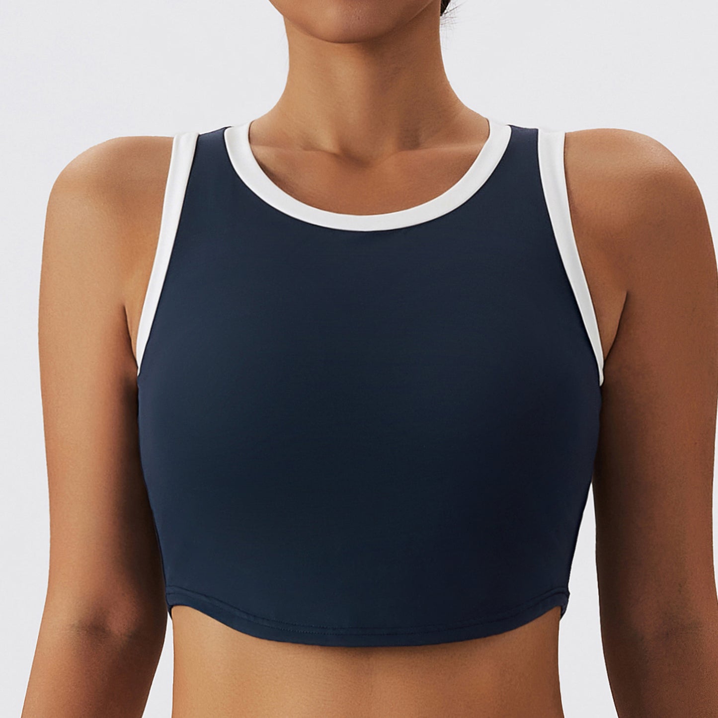 Contrast Quick-drying Fitness Top