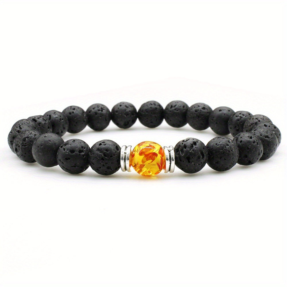 Volcanic Rock Bracelet For Men And Women