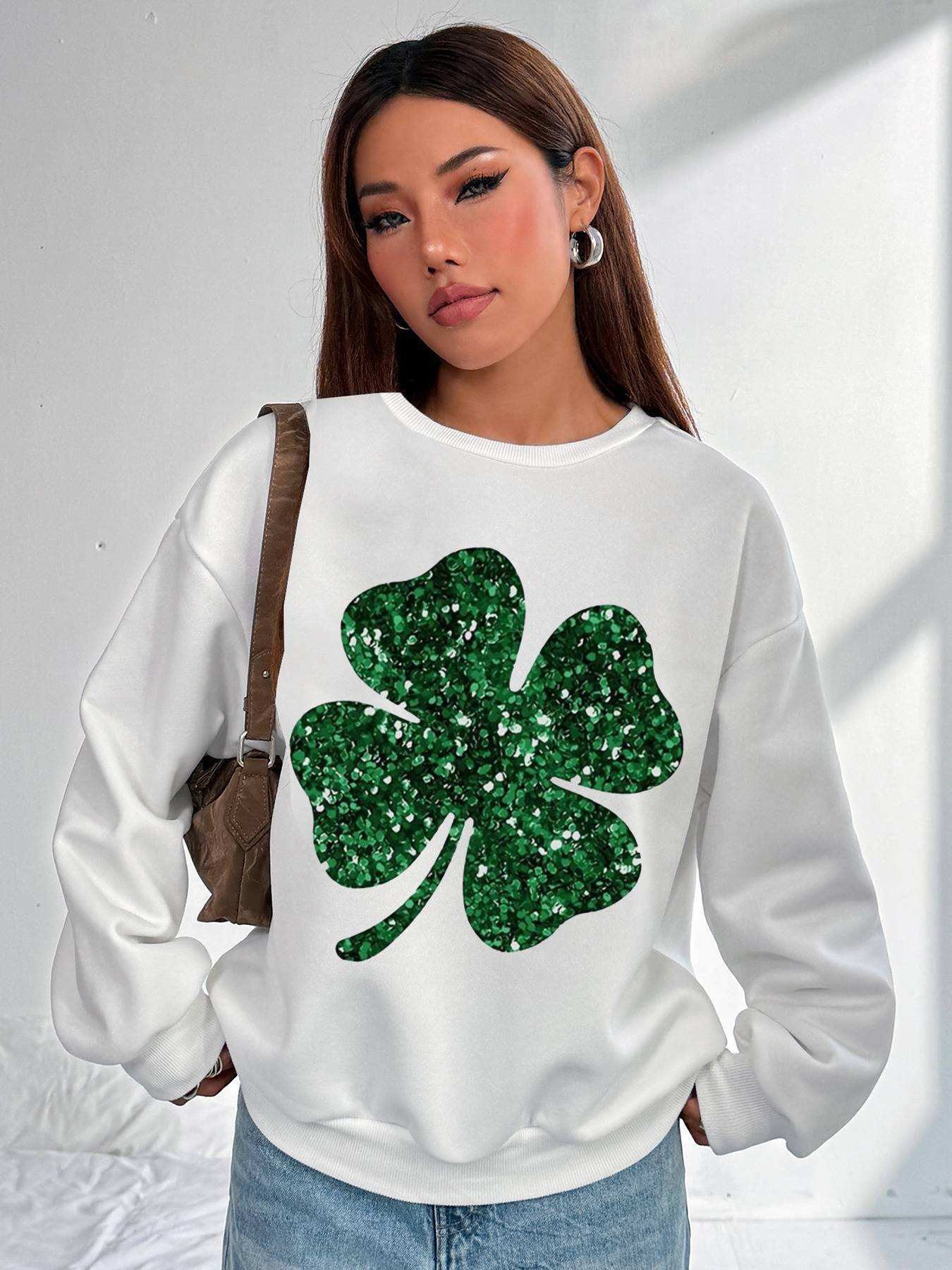 Green Clover Women's Top