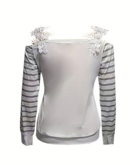 Women's Off Shoulder Lace Top