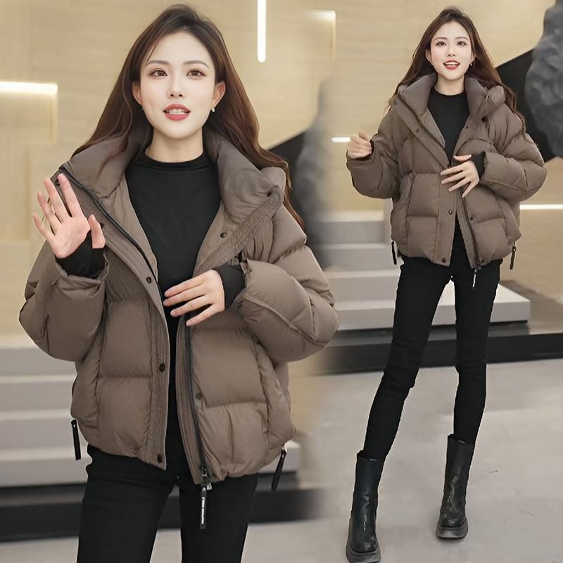 Women's Short Hooded Puffer Jacket