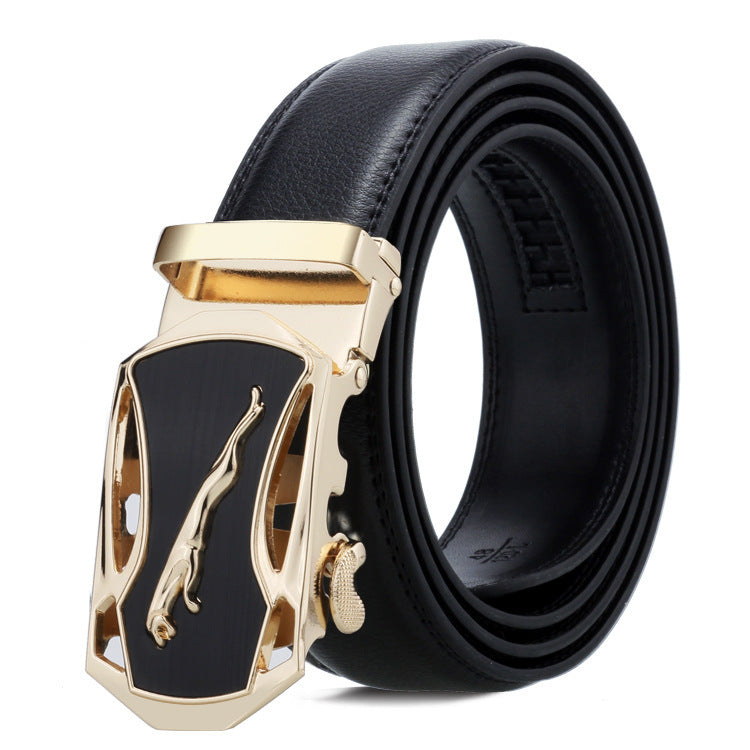 Men's Belt Multiple Style Options Automatic Buckle Business Trouser Belt