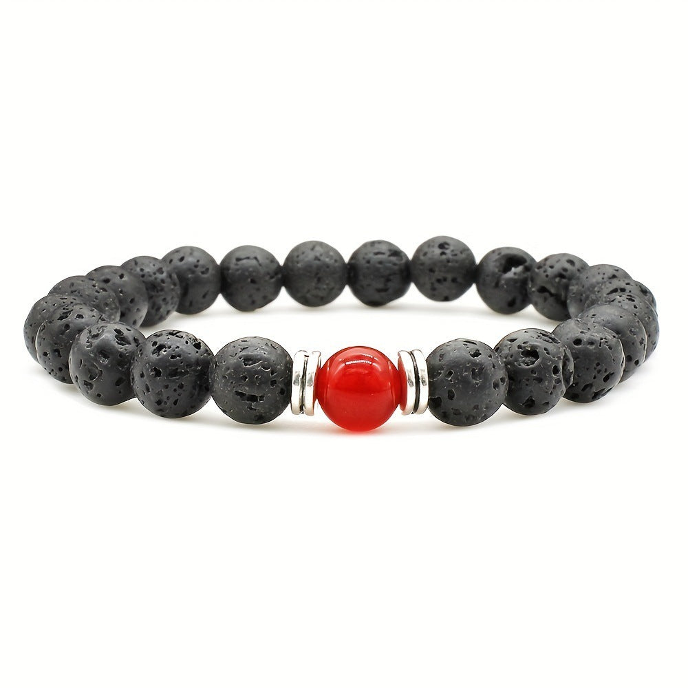 Volcanic Rock Bracelet For Men And Women